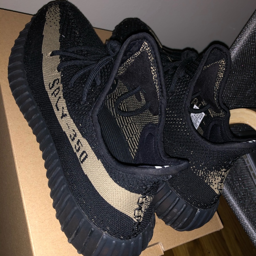 Yeezy 350 V2 Core Black Green